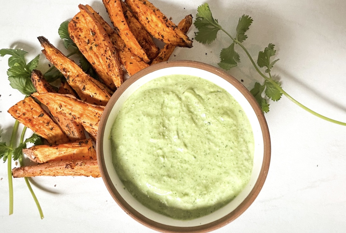 green goddess herb dip