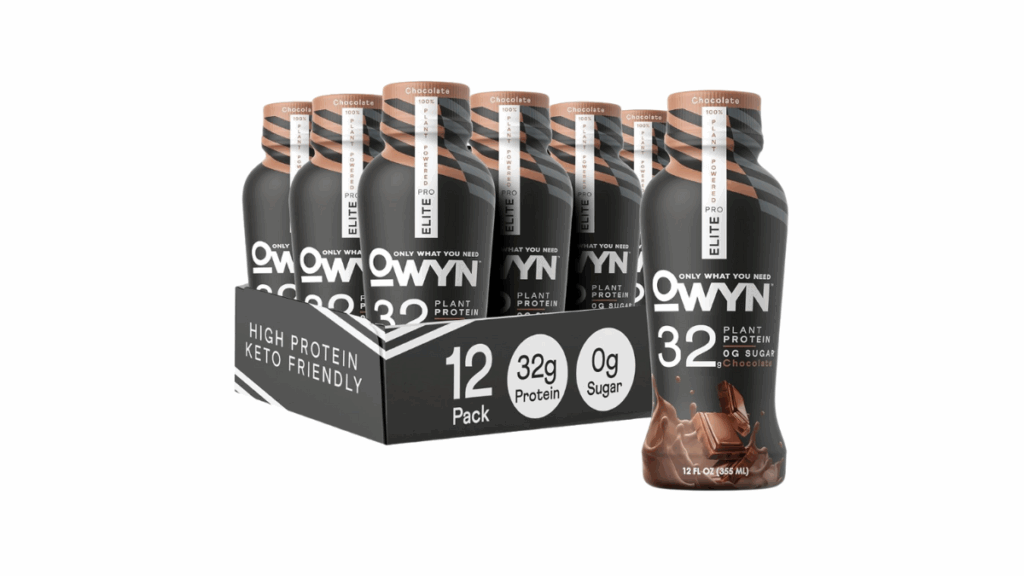 OWYN protein shake for breastfeeding