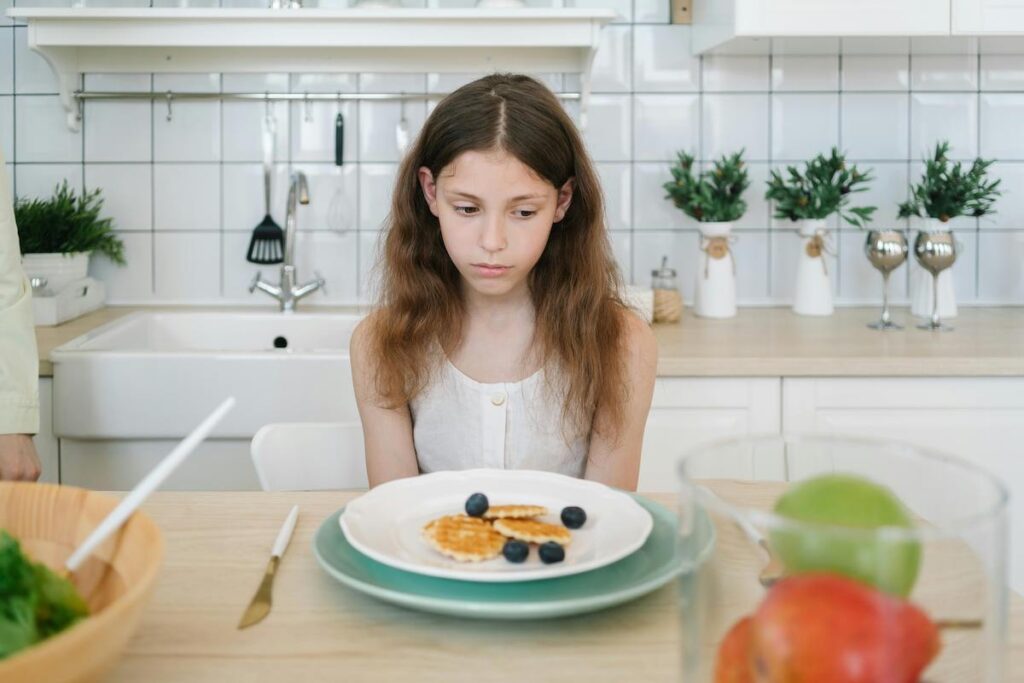 kid with ADHD being a picky eater