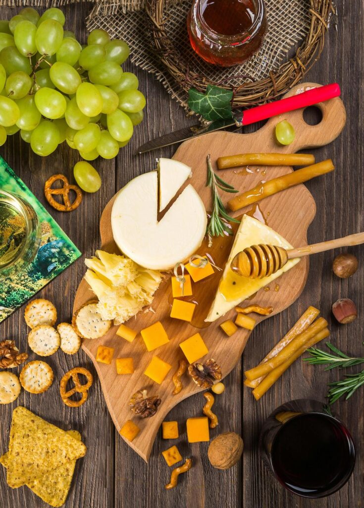 gluten-free snacks arranged on a plate