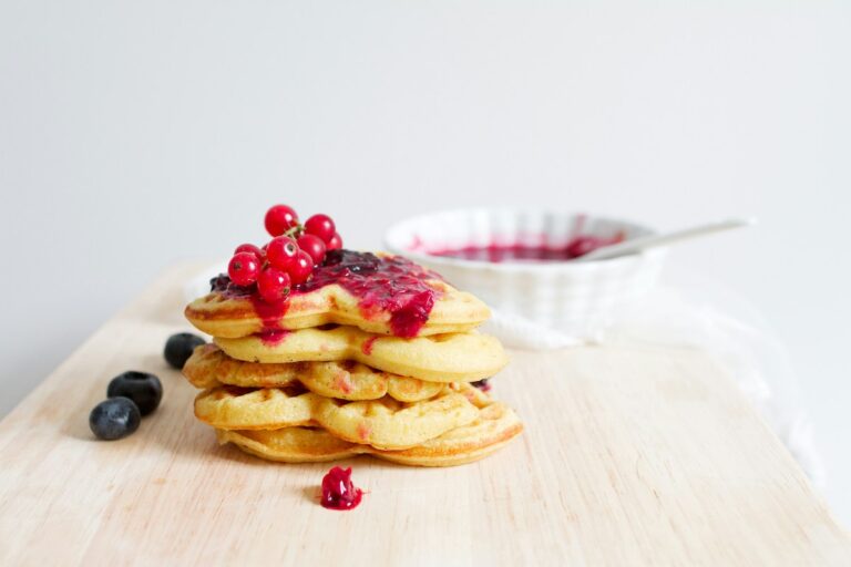 pre-game snacks of pancake stack