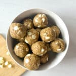 protein balls in a bowl