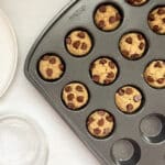 banana muffins in a tray